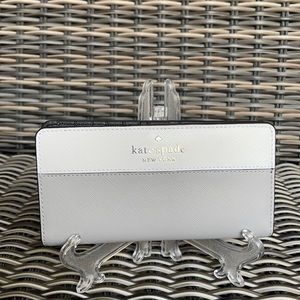 Kate Spade Staci Colorblock Large Slim Bifold Wallet